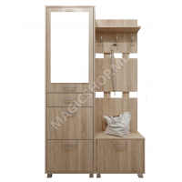 Прихожая Fabrik Home Milana 1200 белый, сонома